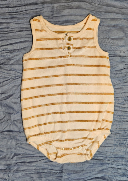 Enterito rayado, estilo veraniego