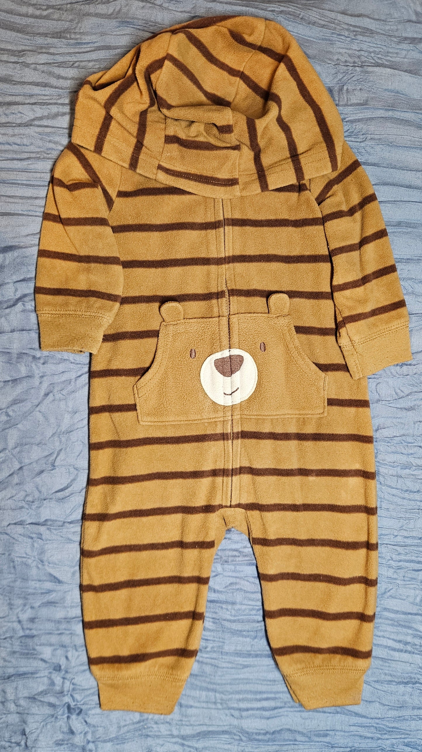 Enterito rayado, osito adorable