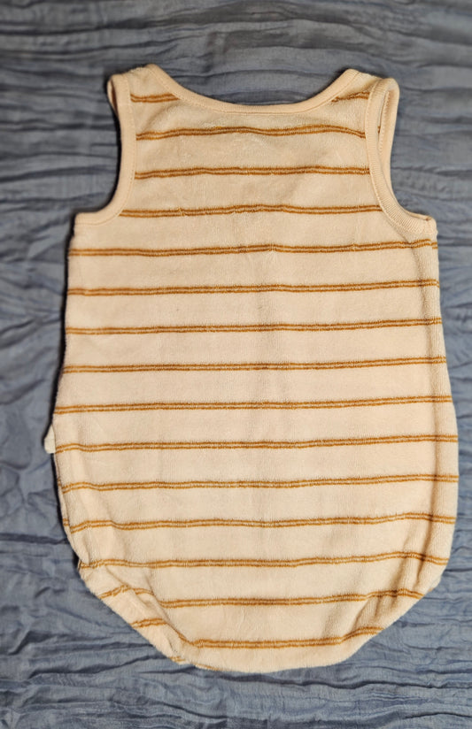 Enterito rayado, estilo veraniego