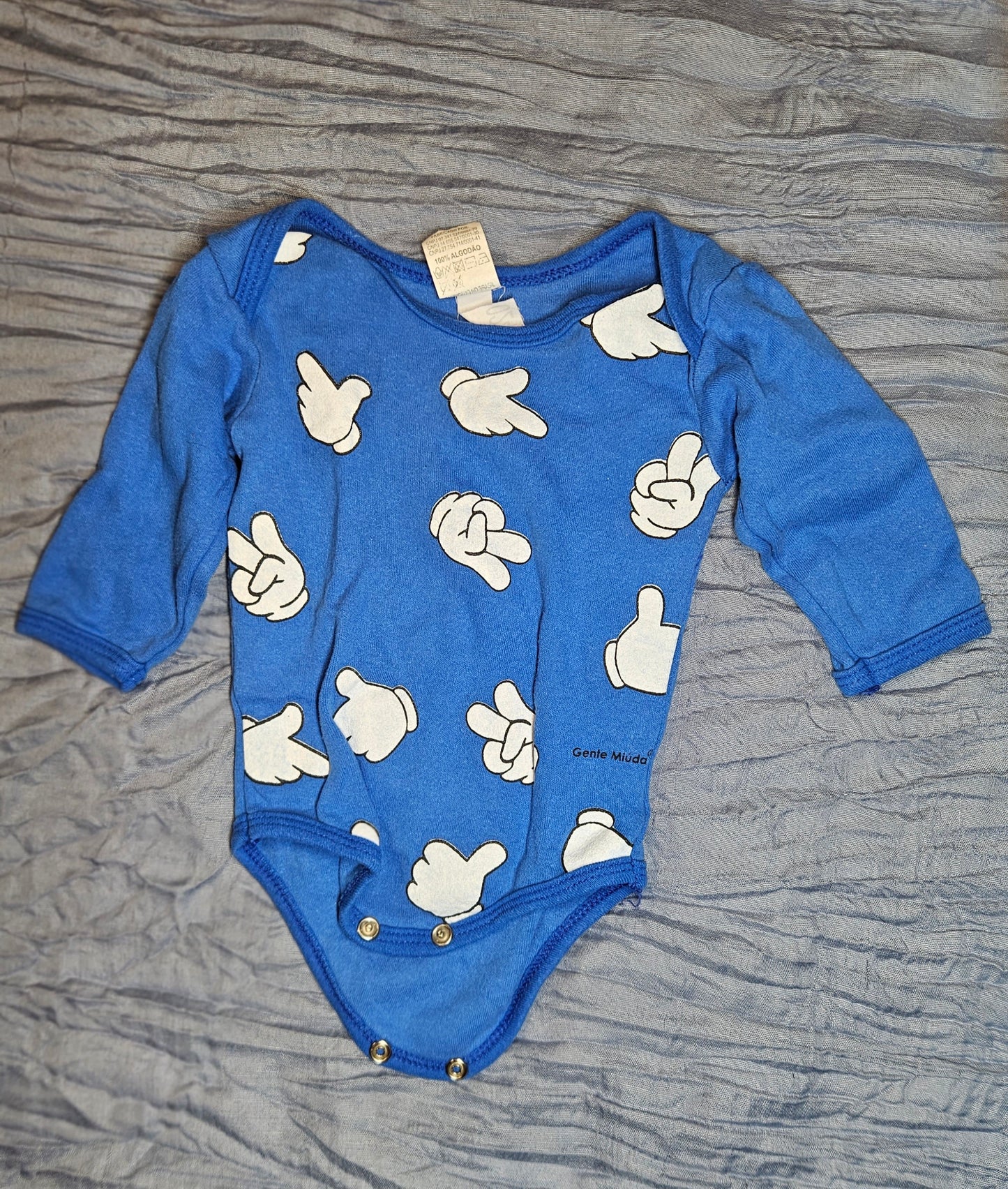 Body azul, diseño divertido